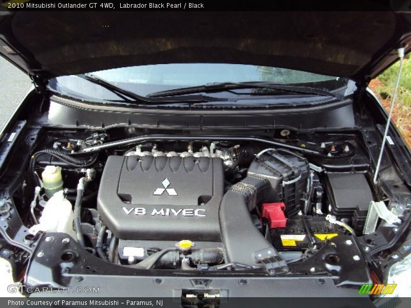 Labrador Black Pearl / Black 2010 Mitsubishi Outlander GT 4WD