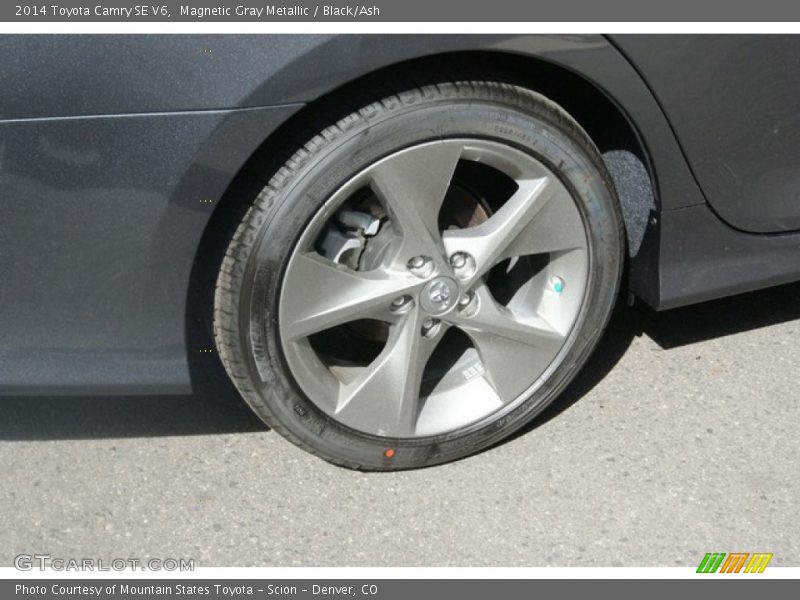 Magnetic Gray Metallic / Black/Ash 2014 Toyota Camry SE V6