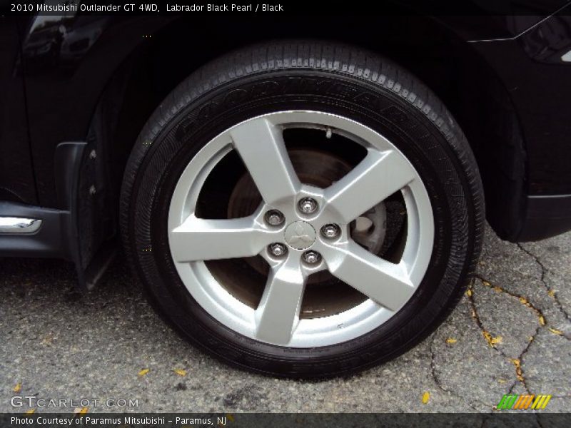 Labrador Black Pearl / Black 2010 Mitsubishi Outlander GT 4WD