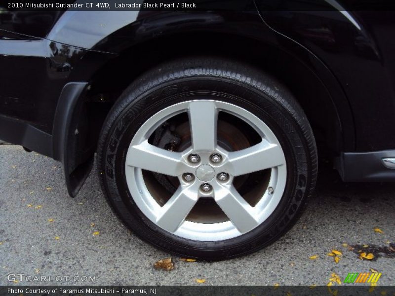Labrador Black Pearl / Black 2010 Mitsubishi Outlander GT 4WD