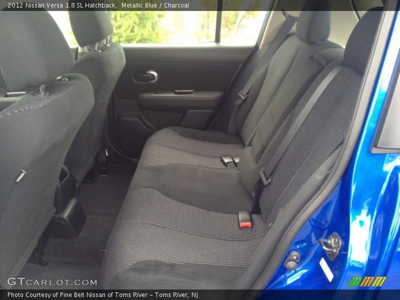 Metallic Blue / Charcoal 2012 Nissan Versa 1.8 SL Hatchback