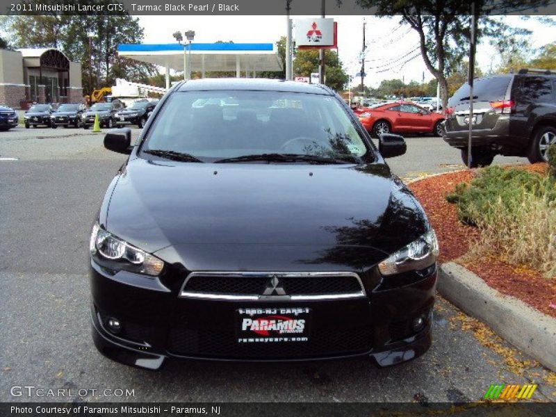 Tarmac Black Pearl / Black 2011 Mitsubishi Lancer GTS