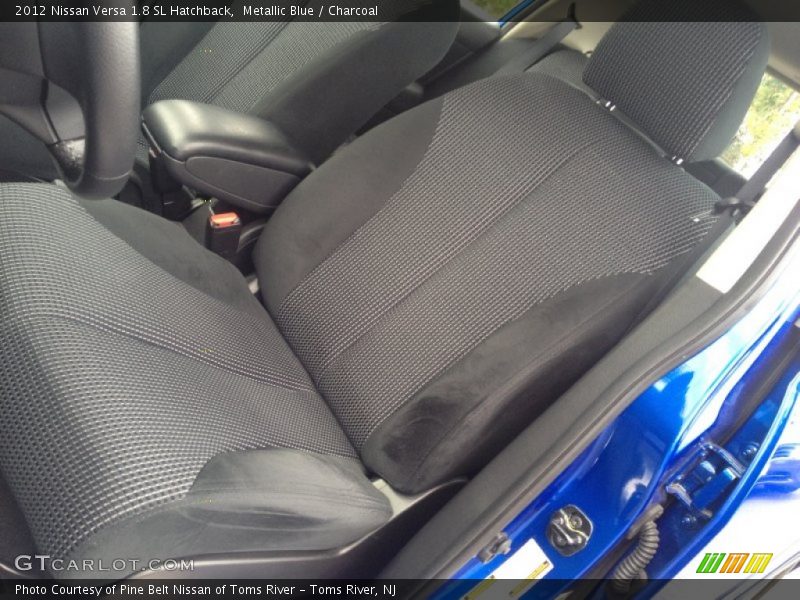 Metallic Blue / Charcoal 2012 Nissan Versa 1.8 SL Hatchback