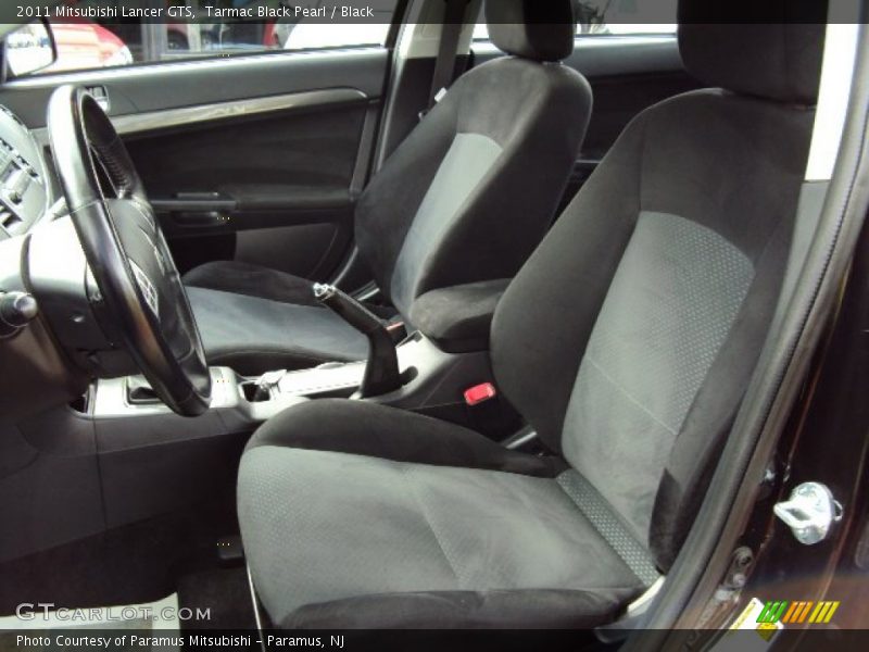 Tarmac Black Pearl / Black 2011 Mitsubishi Lancer GTS