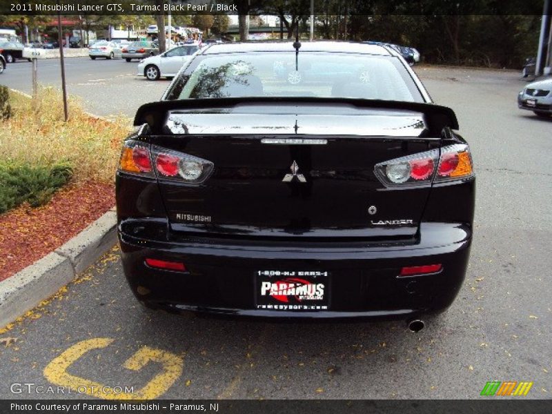 Tarmac Black Pearl / Black 2011 Mitsubishi Lancer GTS