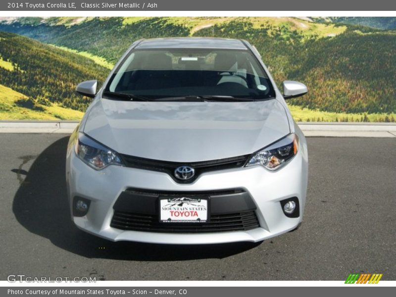 Classic Silver Metallic / Ash 2014 Toyota Corolla LE