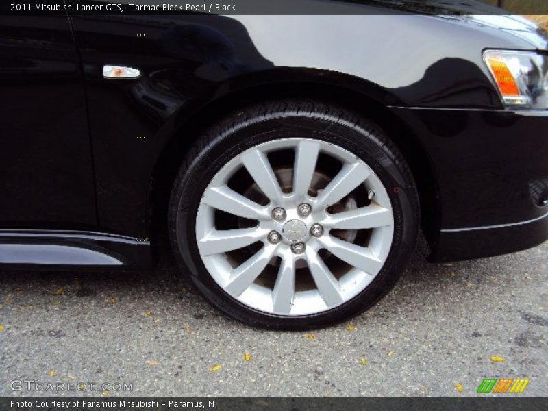 Tarmac Black Pearl / Black 2011 Mitsubishi Lancer GTS