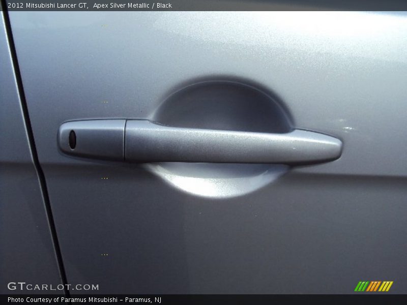Apex Silver Metallic / Black 2012 Mitsubishi Lancer GT