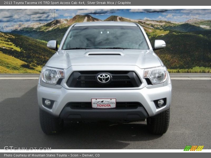 Silver Streak Mica / Graphite 2013 Toyota Tacoma V6 TRD Sport Access Cab 4x4