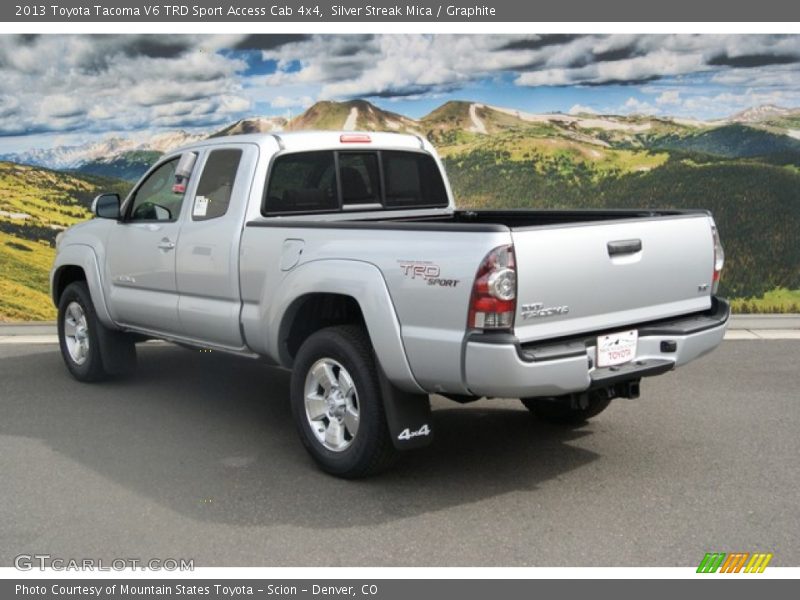 Silver Streak Mica / Graphite 2013 Toyota Tacoma V6 TRD Sport Access Cab 4x4