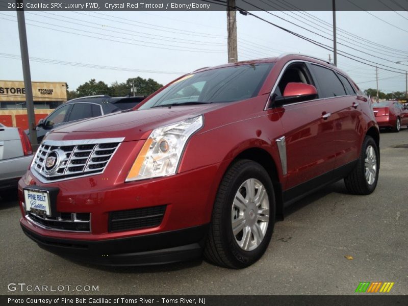 Crystal Red Tintcoat / Ebony/Ebony 2013 Cadillac SRX Luxury FWD