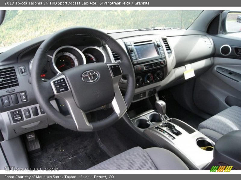 Silver Streak Mica / Graphite 2013 Toyota Tacoma V6 TRD Sport Access Cab 4x4