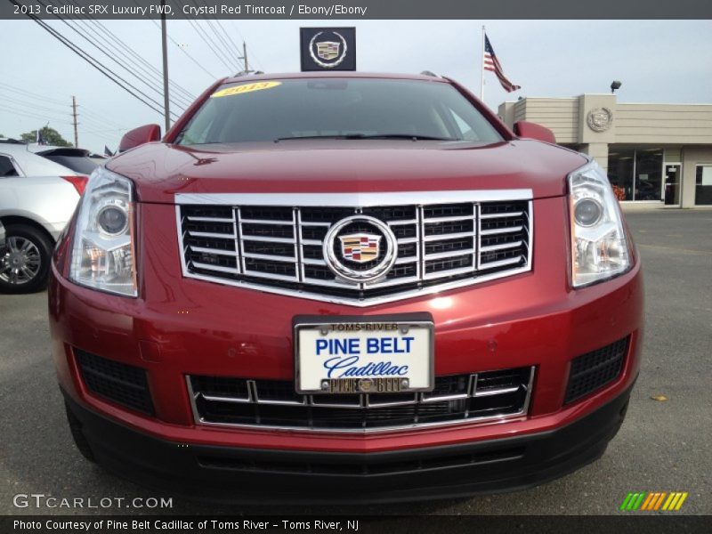Crystal Red Tintcoat / Ebony/Ebony 2013 Cadillac SRX Luxury FWD