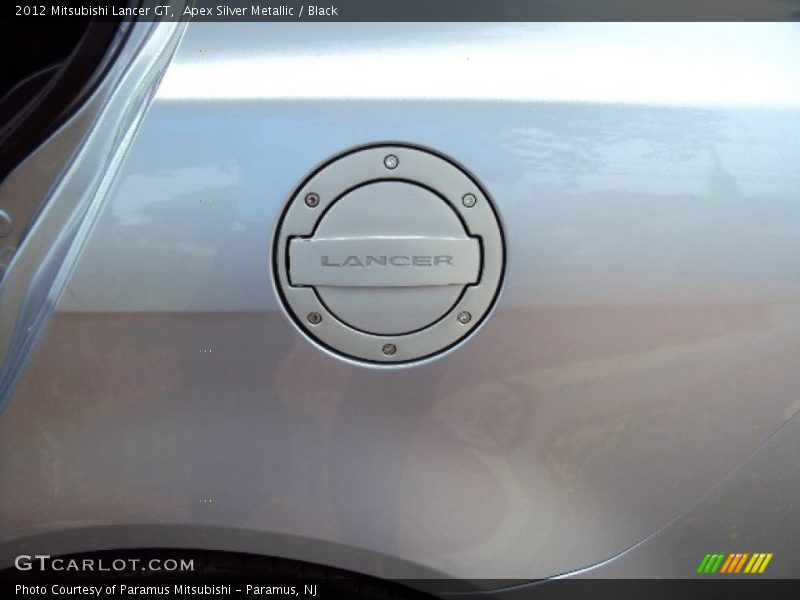 Apex Silver Metallic / Black 2012 Mitsubishi Lancer GT