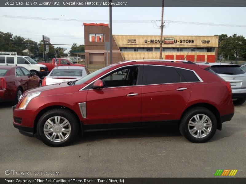 Crystal Red Tintcoat / Ebony/Ebony 2013 Cadillac SRX Luxury FWD