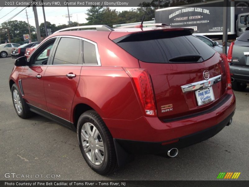 Crystal Red Tintcoat / Ebony/Ebony 2013 Cadillac SRX Luxury FWD