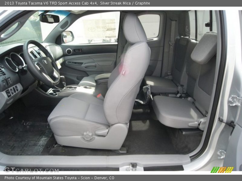 Silver Streak Mica / Graphite 2013 Toyota Tacoma V6 TRD Sport Access Cab 4x4