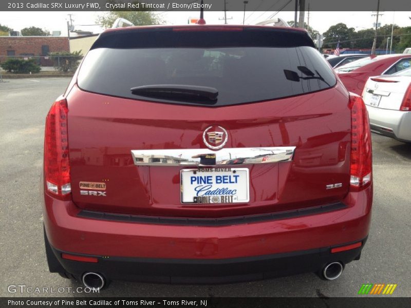 Crystal Red Tintcoat / Ebony/Ebony 2013 Cadillac SRX Luxury FWD