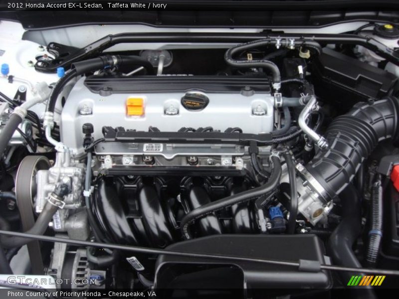  2012 Accord EX-L Sedan Engine - 2.4 Liter DOHC 16-Valve i-VTEC 4 Cylinder