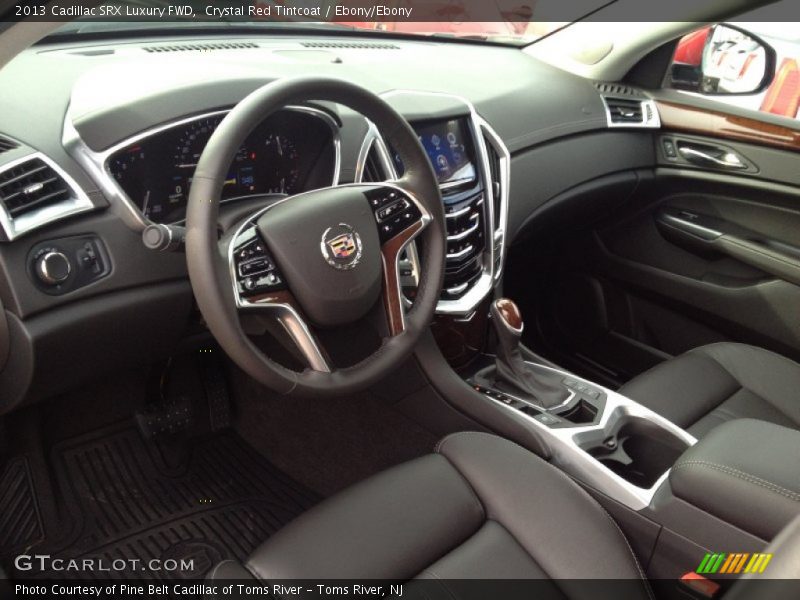 Crystal Red Tintcoat / Ebony/Ebony 2013 Cadillac SRX Luxury FWD
