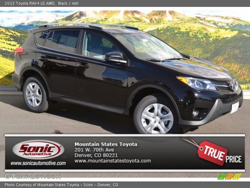 Black / Ash 2013 Toyota RAV4 LE AWD