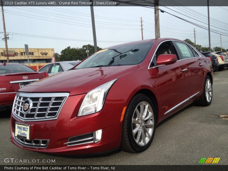 Crystal Red Tintcoat / Shale/Cocoa 2013 Cadillac XTS Luxury AWD
