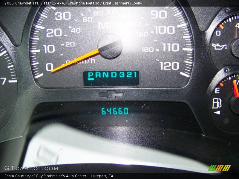 Graystone Metallic / Light Cashmere/Ebony 2005 Chevrolet TrailBlazer LS 4x4