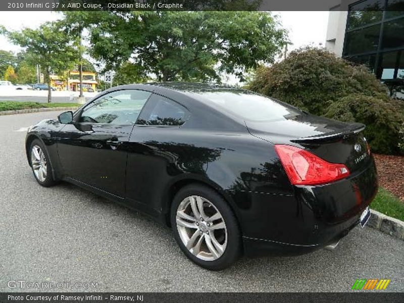 Obsidian Black / Graphite 2010 Infiniti G 37 x AWD Coupe