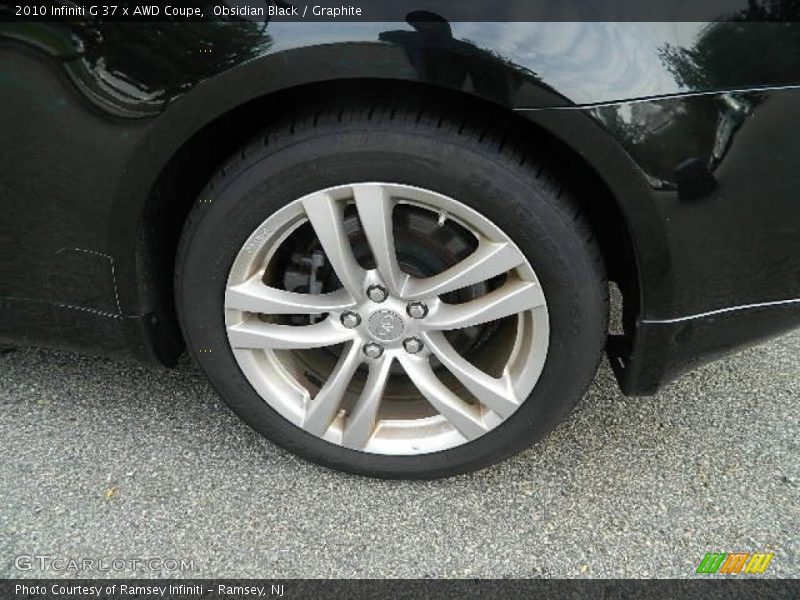Obsidian Black / Graphite 2010 Infiniti G 37 x AWD Coupe