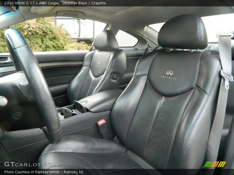 Obsidian Black / Graphite 2010 Infiniti G 37 x AWD Coupe