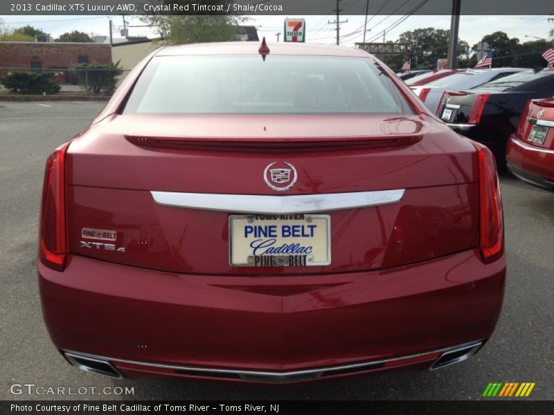 Crystal Red Tintcoat / Shale/Cocoa 2013 Cadillac XTS Luxury AWD