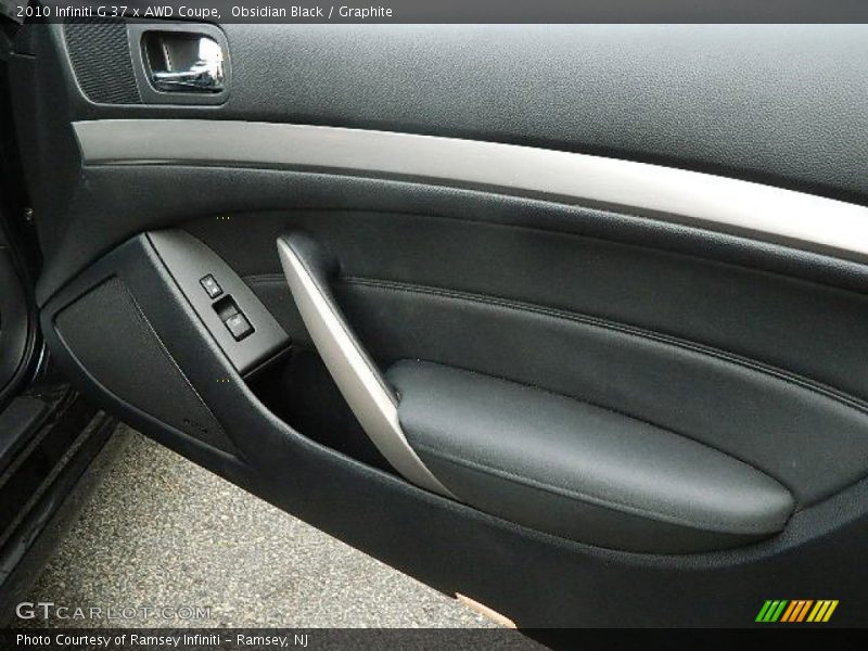Obsidian Black / Graphite 2010 Infiniti G 37 x AWD Coupe