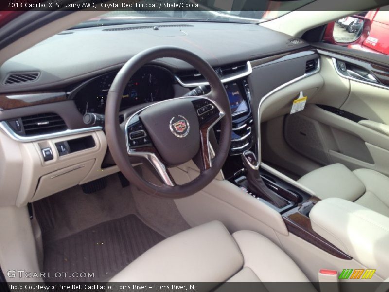Crystal Red Tintcoat / Shale/Cocoa 2013 Cadillac XTS Luxury AWD