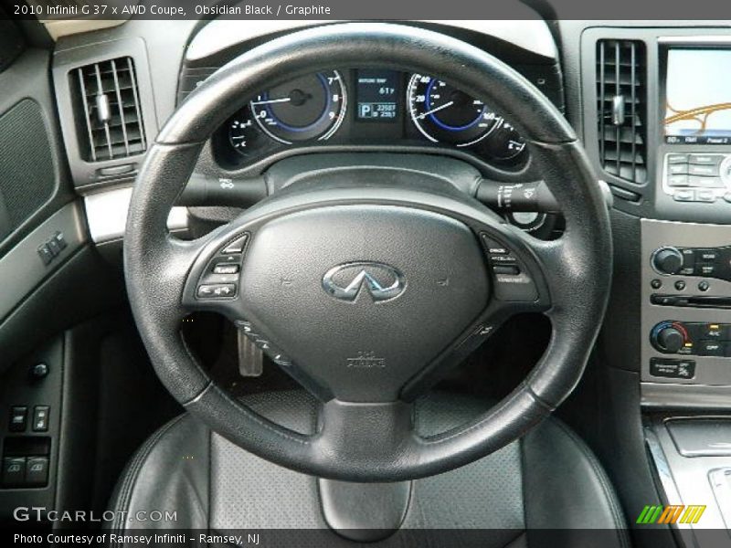 Obsidian Black / Graphite 2010 Infiniti G 37 x AWD Coupe