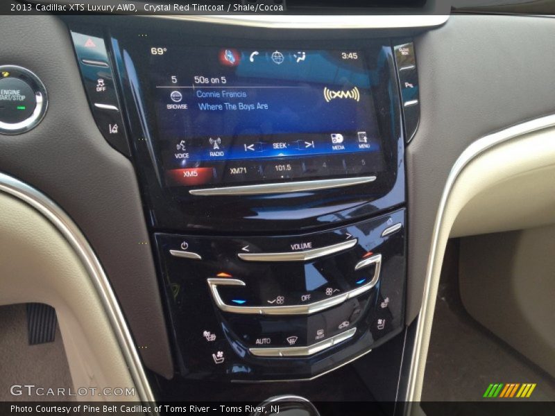 Crystal Red Tintcoat / Shale/Cocoa 2013 Cadillac XTS Luxury AWD