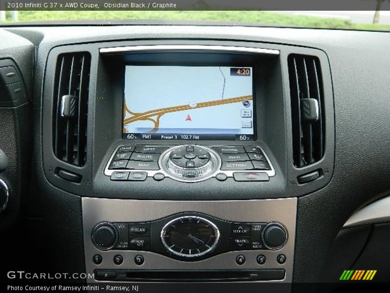 Obsidian Black / Graphite 2010 Infiniti G 37 x AWD Coupe