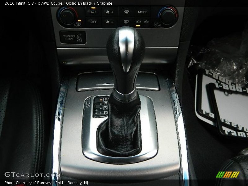 Obsidian Black / Graphite 2010 Infiniti G 37 x AWD Coupe
