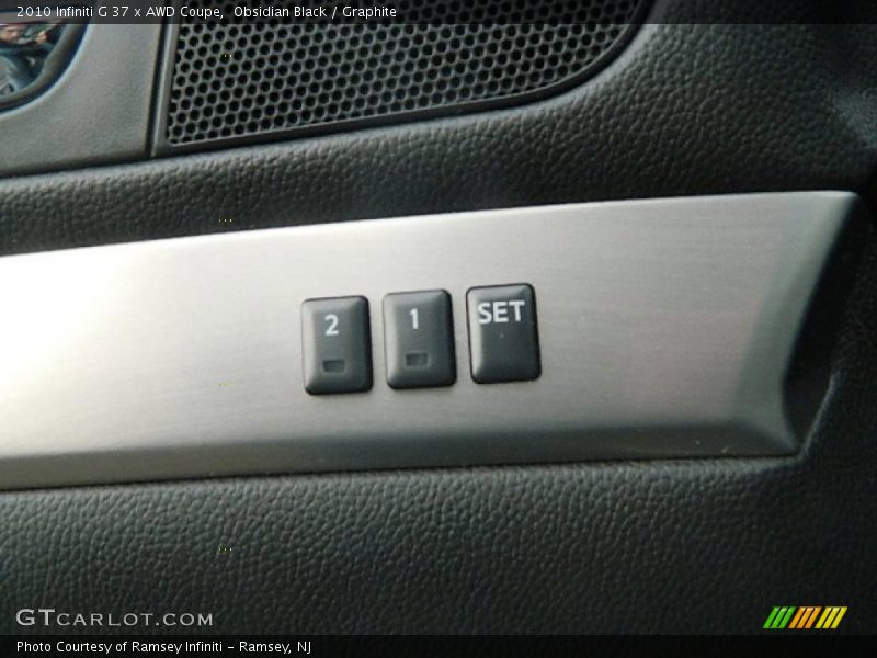 Obsidian Black / Graphite 2010 Infiniti G 37 x AWD Coupe
