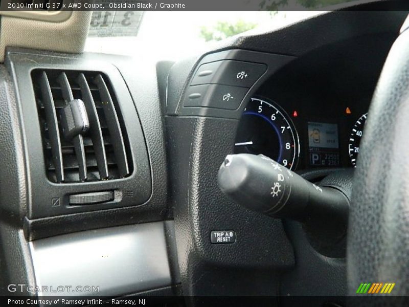 Obsidian Black / Graphite 2010 Infiniti G 37 x AWD Coupe