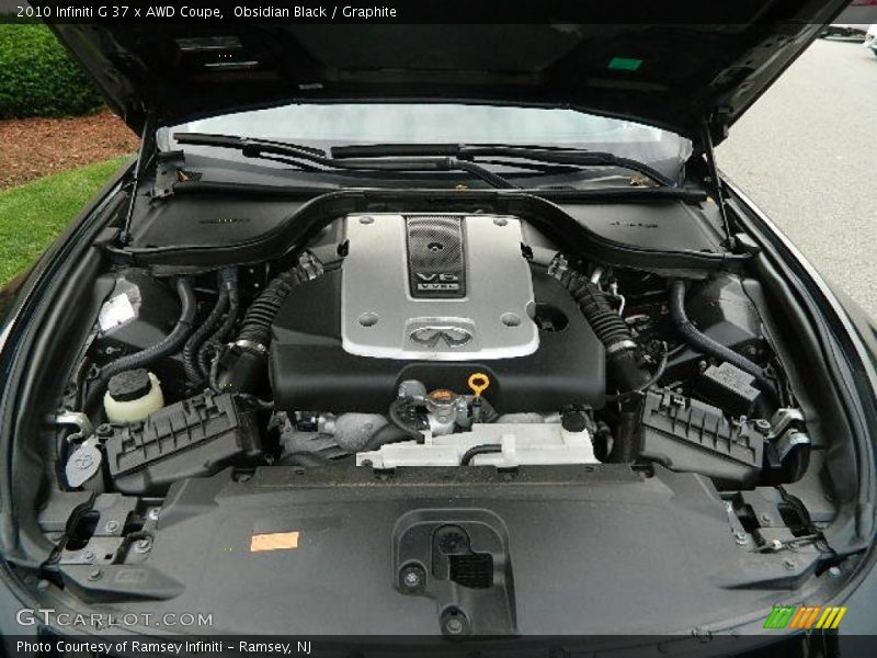 Obsidian Black / Graphite 2010 Infiniti G 37 x AWD Coupe