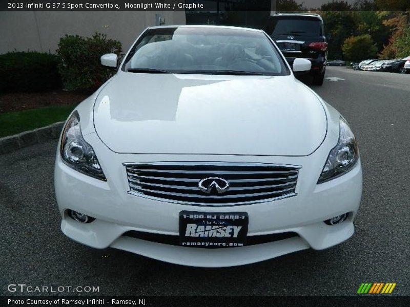 Moonlight White / Graphite 2013 Infiniti G 37 S Sport Convertible