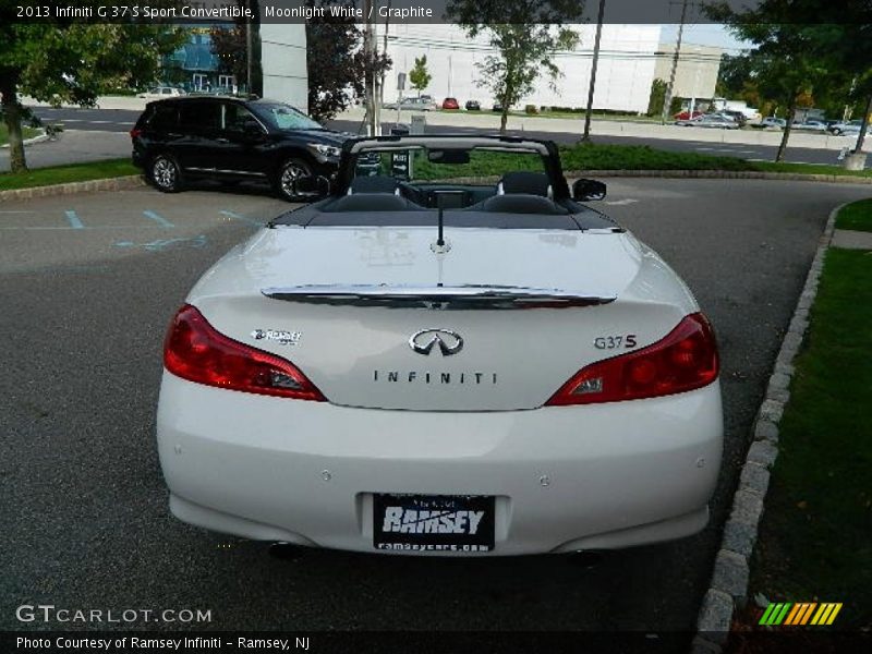 Moonlight White / Graphite 2013 Infiniti G 37 S Sport Convertible