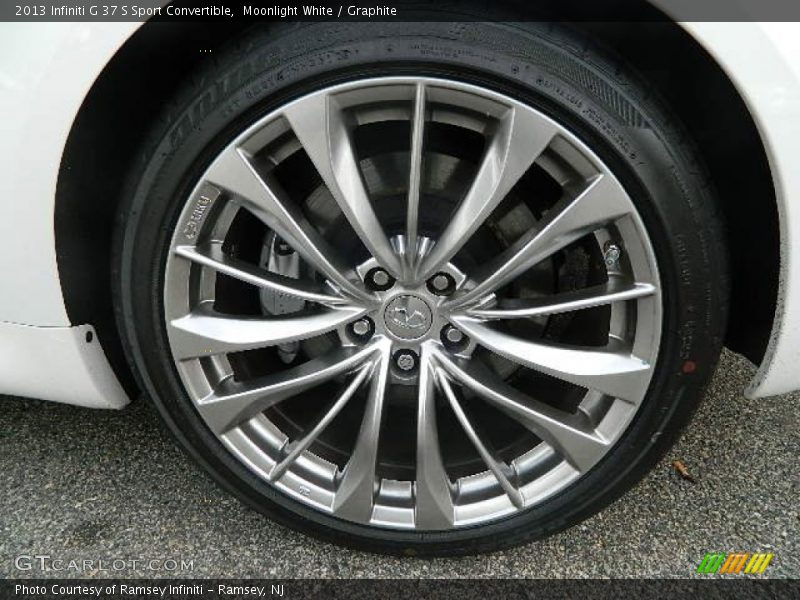 Moonlight White / Graphite 2013 Infiniti G 37 S Sport Convertible