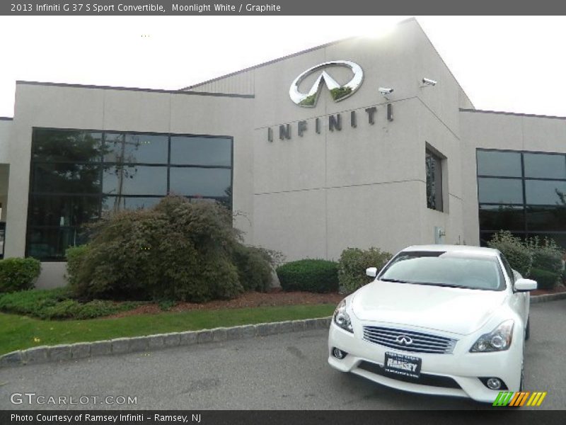 Moonlight White / Graphite 2013 Infiniti G 37 S Sport Convertible
