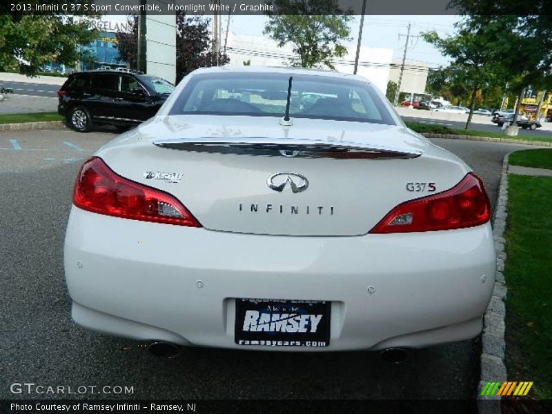 Moonlight White / Graphite 2013 Infiniti G 37 S Sport Convertible