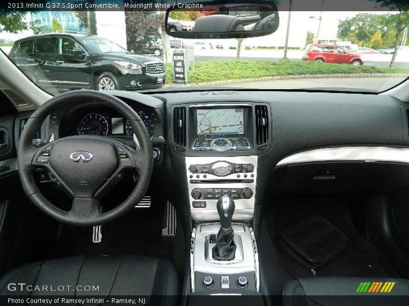 Moonlight White / Graphite 2013 Infiniti G 37 S Sport Convertible