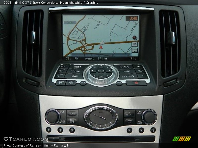 Moonlight White / Graphite 2013 Infiniti G 37 S Sport Convertible