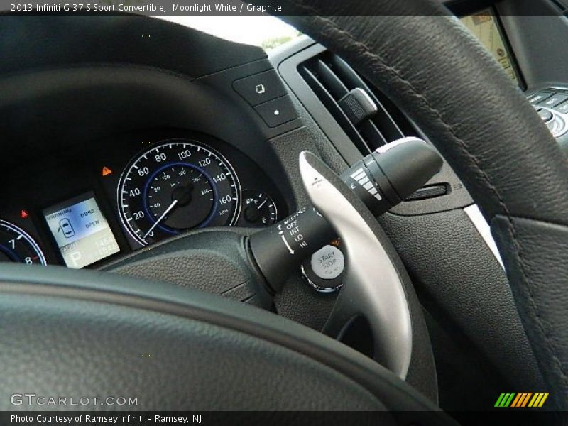 Moonlight White / Graphite 2013 Infiniti G 37 S Sport Convertible