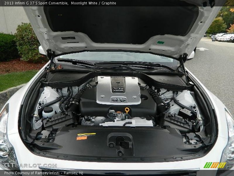 Moonlight White / Graphite 2013 Infiniti G 37 S Sport Convertible