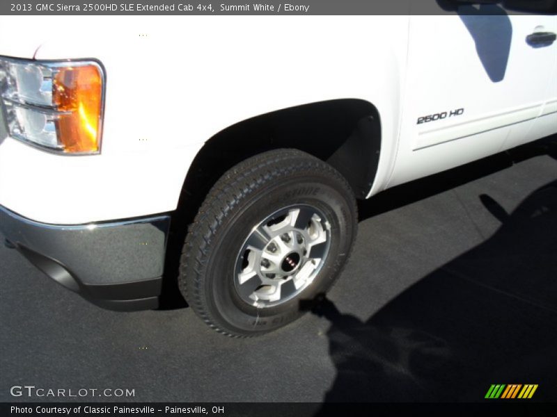 Summit White / Ebony 2013 GMC Sierra 2500HD SLE Extended Cab 4x4